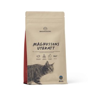 Magnussons UTEKATT 70 % mėsos – sausas maistas katėms